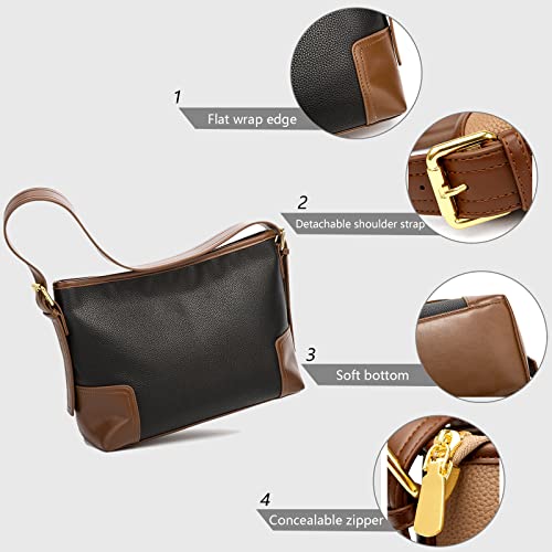 HINFKA Handbags for Women Soft Pu Leather Tote Bag Large Capacity Single Shoulder Bag Crossbody Women Bags Travel Handbags