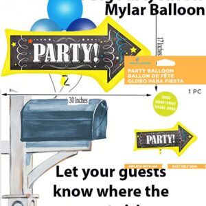 Licensed 3rd Birthday Party Supplies Balloon Bouquet Decorations, Compatible with "Bluey" Multicolored, Party Accessory