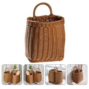 Zerodeko 3 pcs Seasoning Basket Functional Container Handmade Bucket Garlic Storage Basket