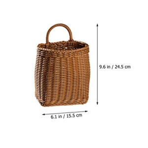 Zerodeko 3 pcs Seasoning Basket Functional Container Handmade Bucket Garlic Storage Basket