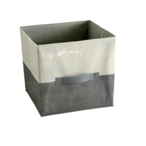 essentials collapsible storage container two tone grey/lightgrey