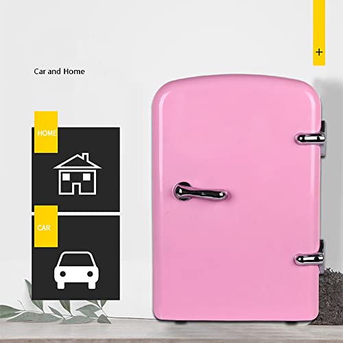 GICIVED Mini Fridge,Energy Saving Cooler And Warmer Refrigerator, Portable Personal Fridge For Office, Car, Bedroom, For Skincare, Fruit, Food