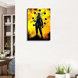 Anime Posters Anime Canvas Wall Art for Room Anime Wall Decor for Bedroom (Naruto 3,12×18 inch-No Framed)