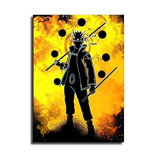 Anime Posters Anime Canvas Wall Art for Room Anime Wall Decor for Bedroom (Naruto 3,12×18 inch-No Framed)