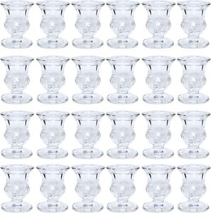 hosley set of 96 glass taper candle holders 2.5 inches high ideal gift for weddings party favor reiki meditation o3