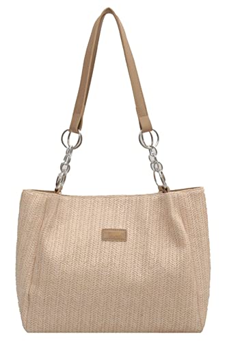 Woven Straw Bag Summer Women Large Fashion Shoulder Bag Casual Beach Travel Students Tote Bag