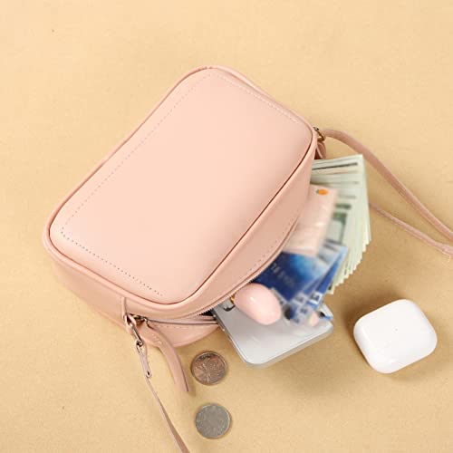 Small Crossbody Bags For Women Phone Wallet Fashion Bag Unisex Large Capacity Bag Fashion Portable Black Messenger Bag(White,One Size)