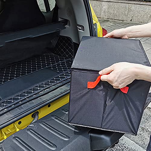 Car Trunk Storage Box Folding Basket Interior Stowing Tidying Organizer for Universal Accesories