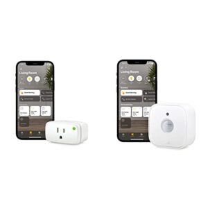 eve energy – apple homekit smart home, smart plug & power meter & motion – smart motion sensor with light sensor, ipx3 water resistance, notifications