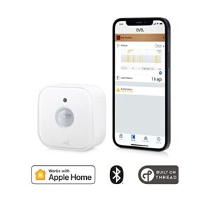 Eve Energy - Apple HomeKit Smart Home, Smart Plug & Power Meter & Motion - Smart Motion Sensor with Light Sensor, IPX3 Water Resistance, Notifications