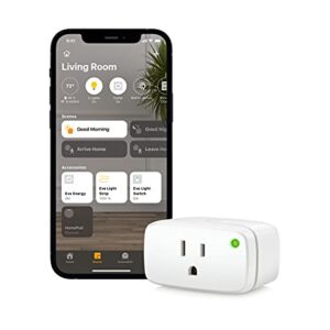 Eve Energy - Apple HomeKit Smart Home, Smart Plug & Power Meter & Motion - Smart Motion Sensor with Light Sensor, IPX3 Water Resistance, Notifications