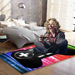 xiheshian Gaming Rug 4x6 Gamer Rug for Boys Bedroom Room Decor Video Game Controller Area Rug Mat