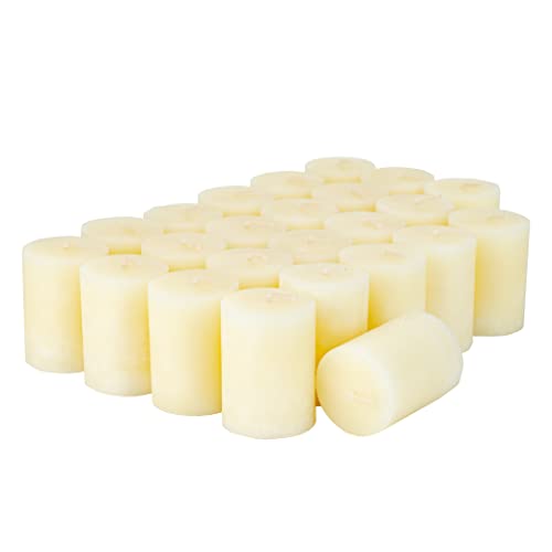 CocoSoy Votive Candles, White Sanctuary Candles 10hour Great for Religious, Memorial, Vigils, Prayers, Blessing, 100% Natural Organic Coconut Soy Wax - Set of 72