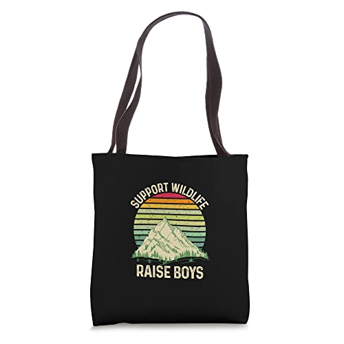 Support Wildlife Raise Boys Scout Camping Tote Bag