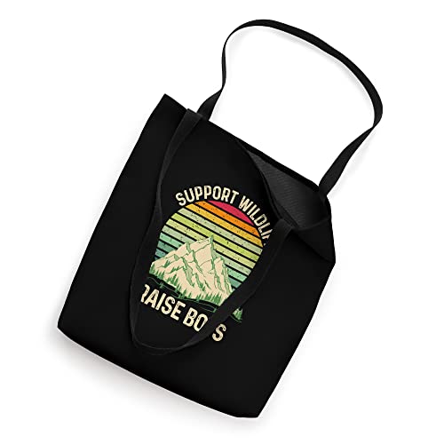 Support Wildlife Raise Boys Scout Camping Tote Bag