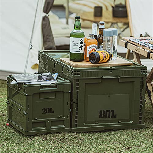 Camping Folding Box Auto Trunk Organizer and Storage Collapsible Storage Bin Folding Utility Crate Folding Container Auto Trunk & Home & Garage & Outdoor Organization Save Space