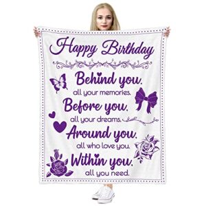 super panda birthday gifts for women – flannel sofa throw blankets 50 x 60 inch gifts for women birthday unique happy birthday decorations for women