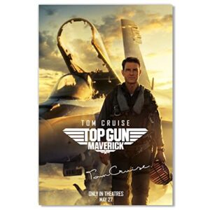 tayyee tom cruise poster movie posters vintage posters decorations paintings canvas wall art for living room bedroom (16x24inch(40x60cm))