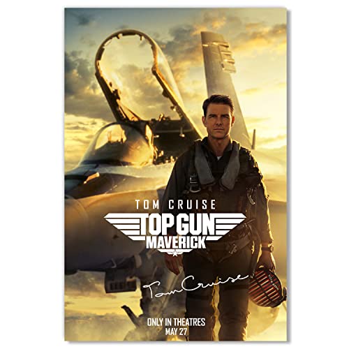 Tayyee Tom Cruise Poster Movie Posters Vintage Posters Decorations Paintings Canvas Wall Art for Living Room Bedroom (16x24Inch(40x60cm))