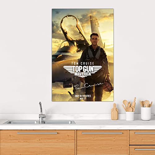 Tayyee Tom Cruise Poster Movie Posters Vintage Posters Decorations Paintings Canvas Wall Art for Living Room Bedroom (16x24Inch(40x60cm))