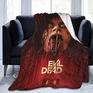 zazoot evil dead throw blanket flannel blanket soft blanket sofa bed blanket 80″x60″