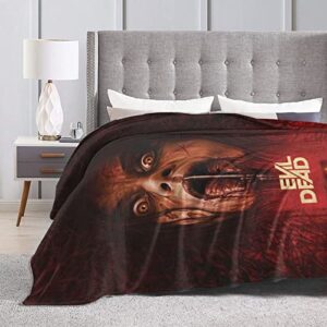 ZAZOOT Evil Dead Throw Blanket Flannel Blanket Soft Blanket Sofa Bed Blanket 80"x60"