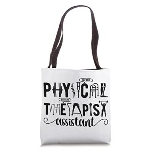 physical therapist assistant pta month tote bag