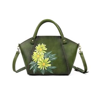 tfiiexfl handbags floral tote bags ladies shopping messenger bags ladies vintage shoulder bags (color : e, size : 24 (p)*24 (t)*14 (l) cm)