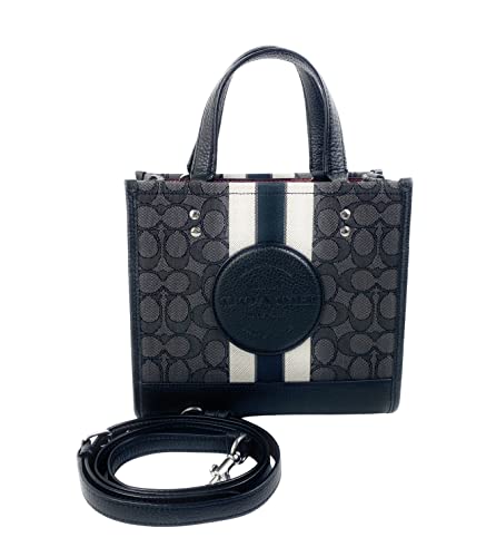 COACH Dempsey Tote 22 In Signature Jacquard With Stripe Patch