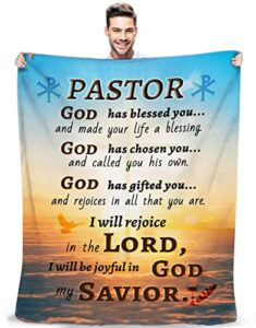 medtogs pastor appreciation gifts pastor throw blanket pastor gifts for men women pastor appreciation decorations christian gifts for pastors birthday christmas religious gifts for pastor