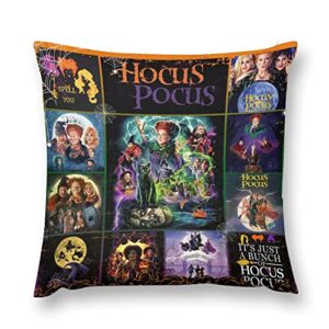 Hocus Halloween Pocus Blankets Soft Flannel Blanket Warm Fuzzy Lightweight Throw Blanket for Couch Living Room All Season 40x50in