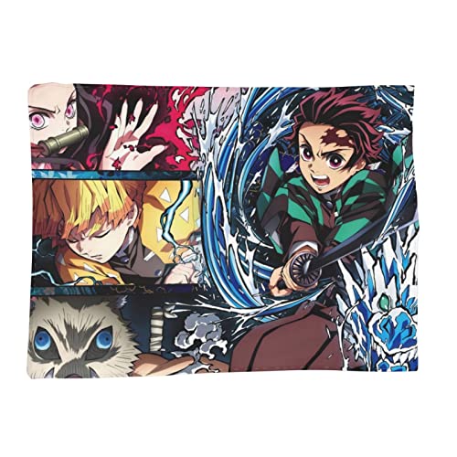 ROYALINO Anime Blanket Cartoon Flannel Throw Blankets for Sofa All Season Super Cozy Plush Blanket All Season Gift for Bedroom Living Room Sofa Car 50''X40''