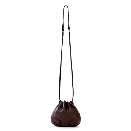 The Sak Lorelie Drawstring Crossbody Bag in Leather, Multi-Use Design