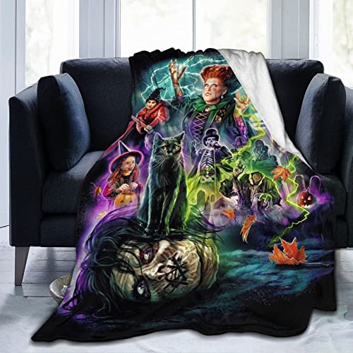 Vitustua Halloween Blanket,Soft Flannel Blanket Air Coitioner Blanket Sofa Blanket Anti Pilling Throw Blankets 50''X40''