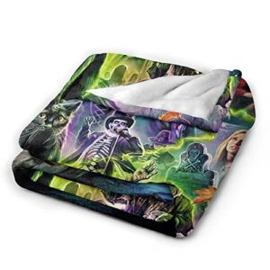 Vitustua Halloween Blanket,Soft Flannel Blanket Air Coitioner Blanket Sofa Blanket Anti Pilling Throw Blankets 50''X40''