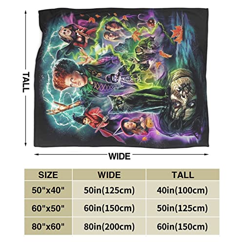 Vitustua Halloween Blanket,Soft Flannel Blanket Air Coitioner Blanket Sofa Blanket Anti Pilling Throw Blankets 50''X40''