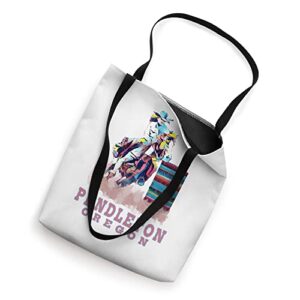 Pendleton Oregon Rodeo - Barrel Racing Tote Bag