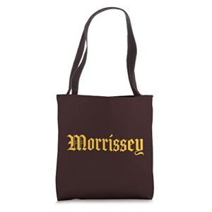 morrissey family name tote bag