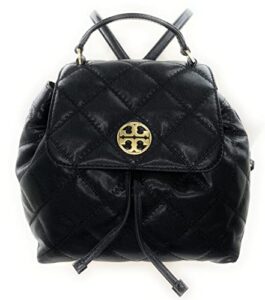 tory burch women’s quilted willa backpack (black)