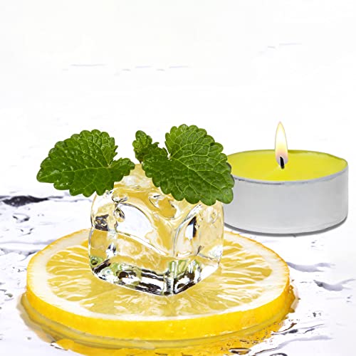 Large Citronella Candles Outdoor Indoor - 8 Citronella Candles for Patio Home Garden - Aromatherapy Candle - Spa Candle - Mood Candle - Premium Quality Lemon Scented Candles - Fly Candle