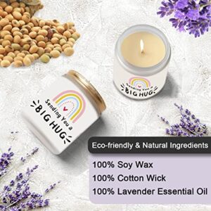 Candles Gifts for Women Thinking of You Gifts for Women Friendship Gifts for Women Friends Get Well Soon Gifts for Women Relaxing Gifts for Women Friends Sympathy Gifts - Lavender Candles (7oz)