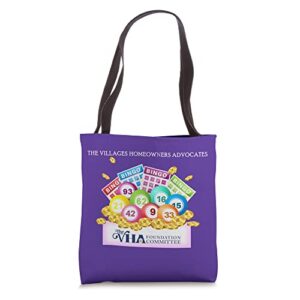 fun lucky bingo villages homeowners advocates & foundation tote bag