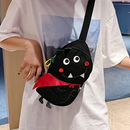 Bag Gifts Women Boy Canvas Purse Cross Kids Satchel Body Girls Shoulder Crossbody Dinosaur for Men Chest Casual Waist Lovely Zipper Pouch Fashionable Bag