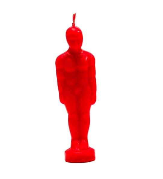 Red – Male Shape - Spellcasting Candle – Wicca - Hoodoo