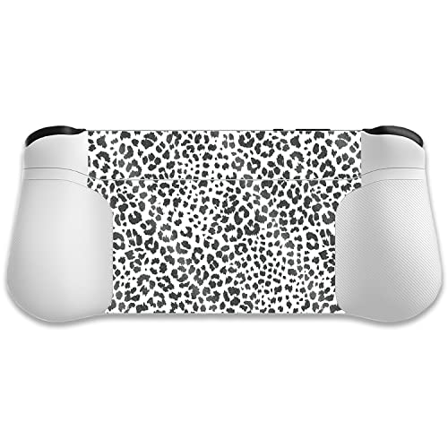 MightySkins Glossy Glitter Skin Compatible with Logitech G Cloud Gaming Handheld - Snow Leopard Print | Protective, Durable High-Gloss Glitter Finish | Easy to Apply | Made in The USA