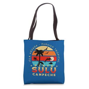 2023 playa sulu – isla aguada paraiso tropical tote bag