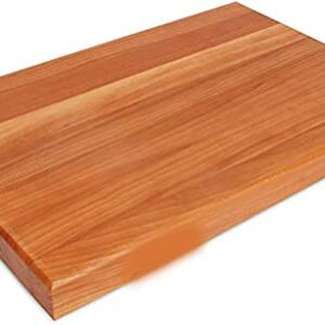 Cutting Boards 2-1/4" Thick, Wood Edge Grain Reversible Cutting Board, 20 Inches x 15 Inches x 1.5 Inches, Cutting Boards Wood Color Cherry, Cherry Wood