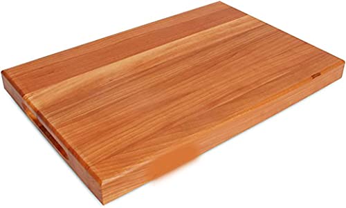 Cutting Boards 2-1/4" Thick, Wood Edge Grain Reversible Cutting Board, 20 Inches x 15 Inches x 1.5 Inches, Cutting Boards Wood Color Cherry, Cherry Wood