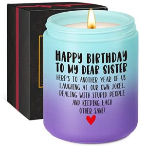 gspy sister birthday candle – funny birthday gifts for sister – sister birthday gifts from sister, brother – happy birthday to my dear sister – happy birthday gifts for sister, little, big sister