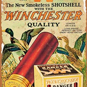 For 8 x 12 Metal Sign - Winchester Ranger Shotgun Shells - Vintage Decorative Tin Sign